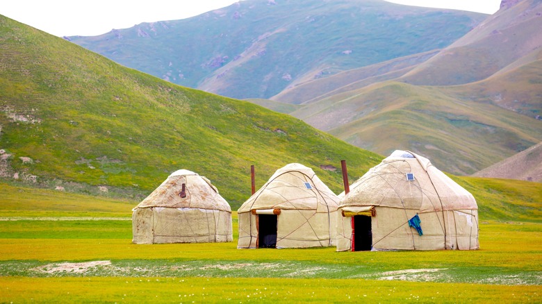 Yurts in Kyrgyzstan