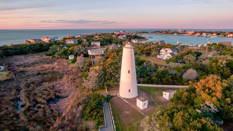 Ocracoke Island at sunset