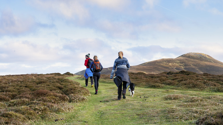 hikers in Wales