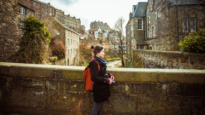 Young woman in Scotland