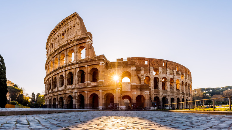 Roman Colosseum in gorgeous sunlight