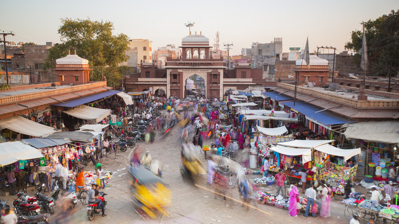 Rush in Jodhpur market