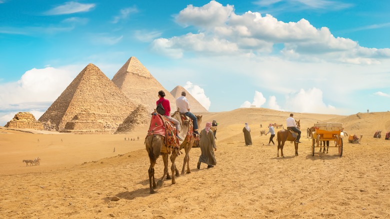Camel tour, Pyramids of Giza