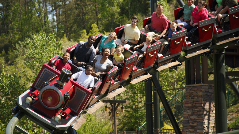 Dollywood's Fire Chaser Express coaster