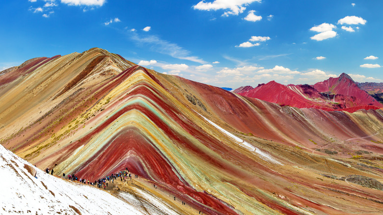 colorful rainbow mountain