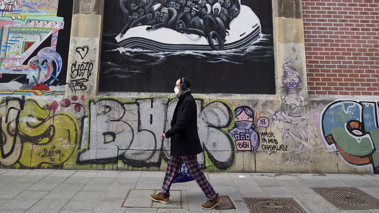 Street art of Madrid, Spain