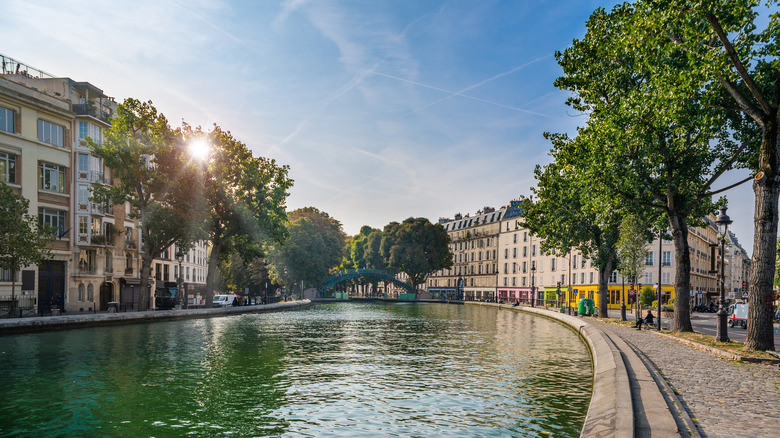 Canal Saint-Martin in Paris