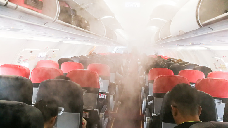 misty plane