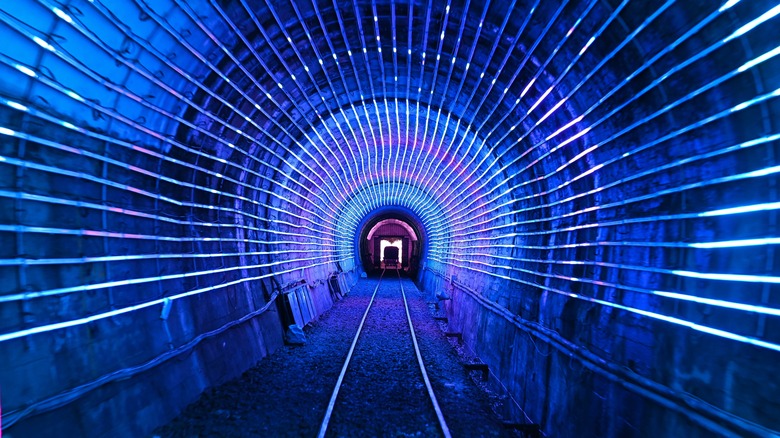 Shen'ao Rail Bike Light Tunnel