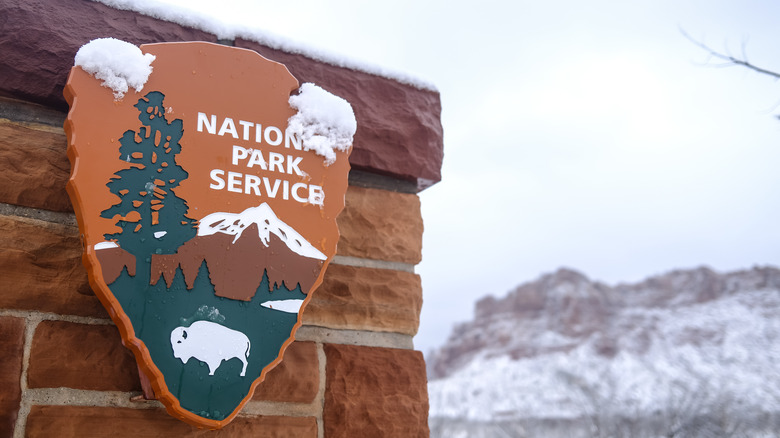 National Park Service sign