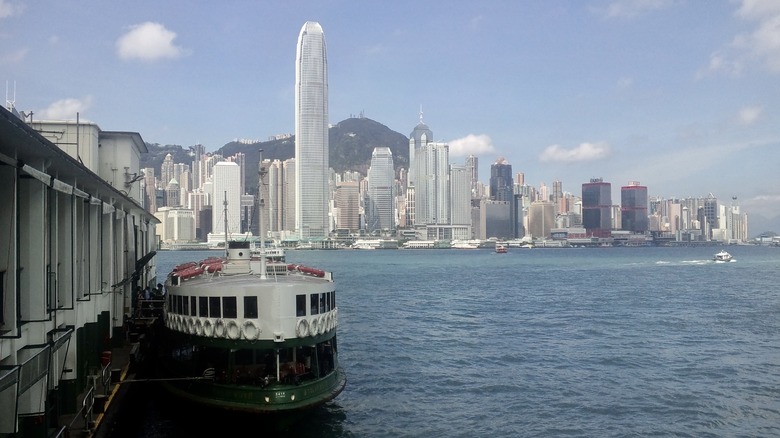 Star Ferry Hong Kong Skyline