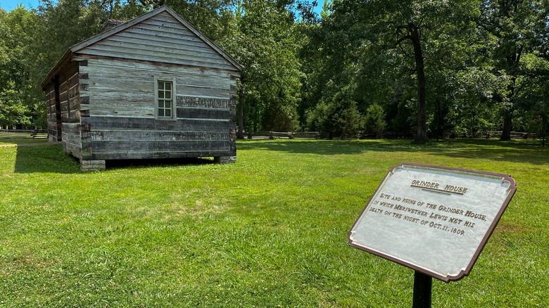 Grinder House, death site of Meriwether Lewis