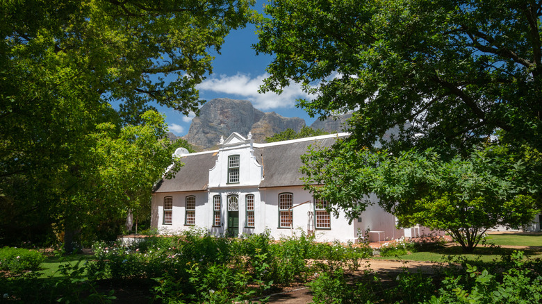 historic building at Boschendal winery