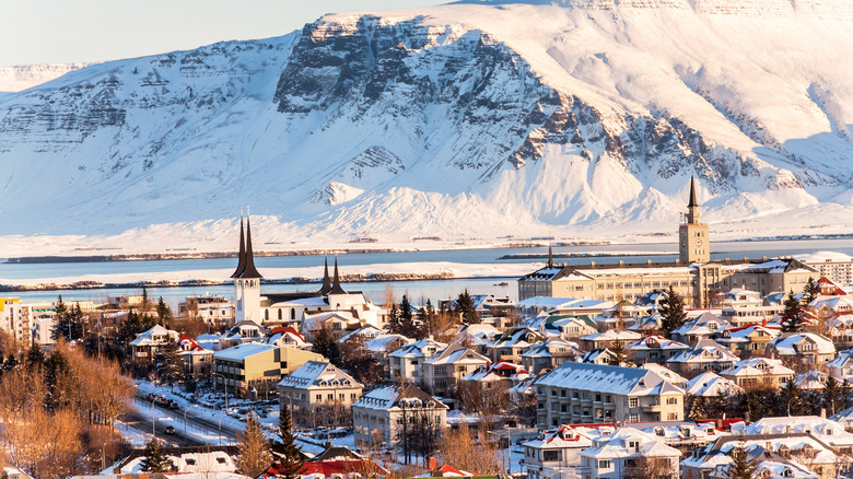 Akureyri in winter
