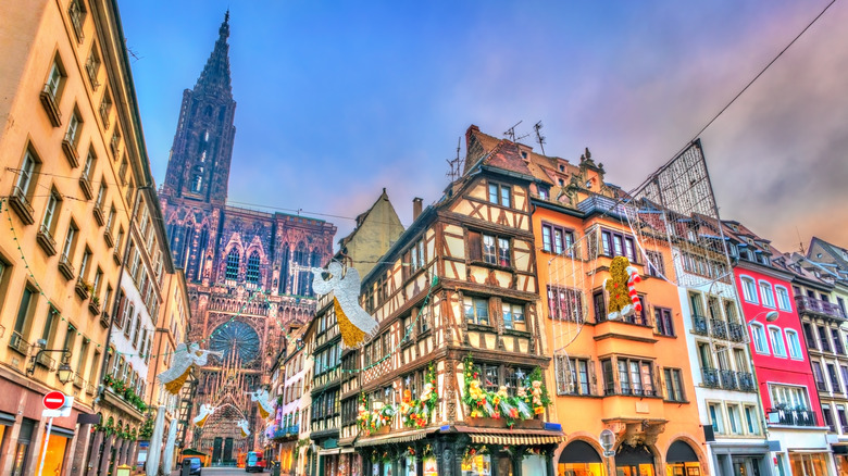 Strasbourg, France at Christmas