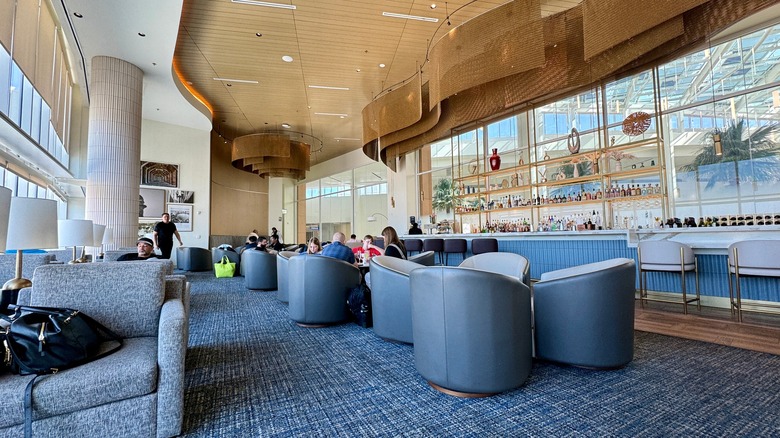 lounge in Orlando International Airport