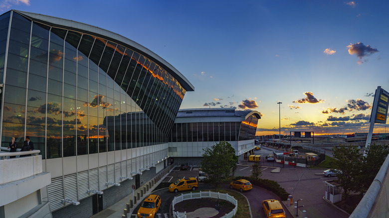 exterior shot of JFK airport