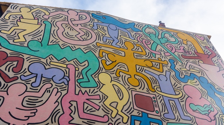 Tuttomondo mural by Keith Haring 