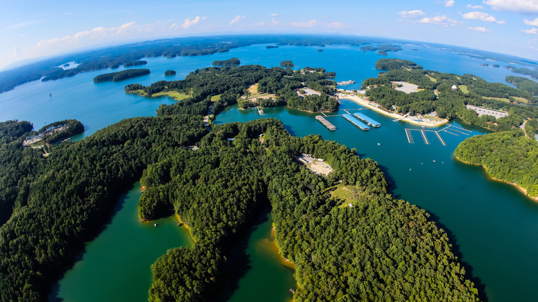Lake Lanier from above