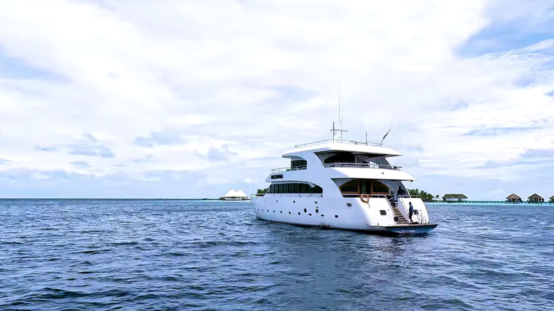 A Maldives live-aboard boat  