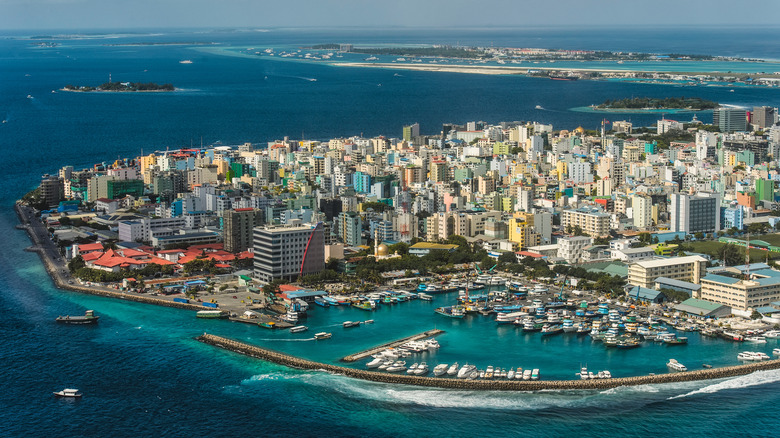 View of Malé from above