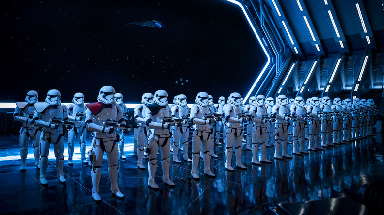 Stormtroopers in Star Wars: Rise of the Resistance