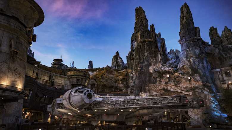 Millennium Falcon at Star Wars: Galaxy's Edge