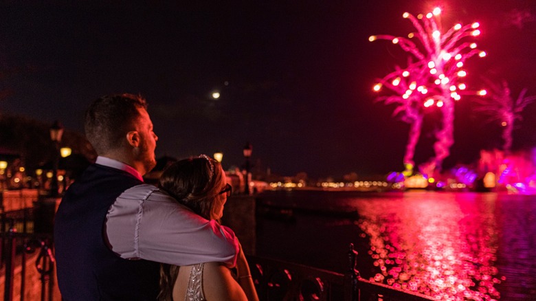 Married couple at Disney World