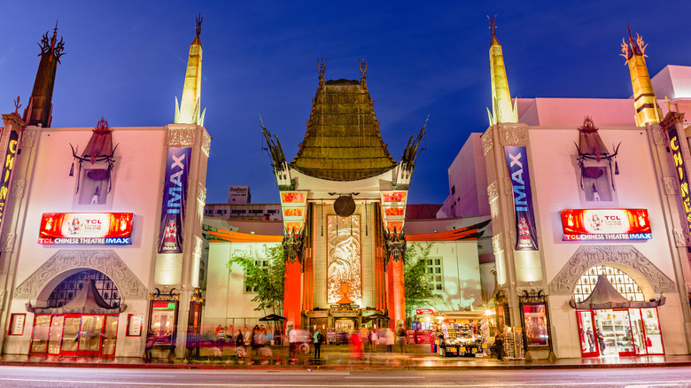 TCL Chinese Theatre illuminated 