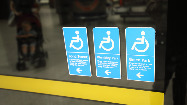 limited mobility sign