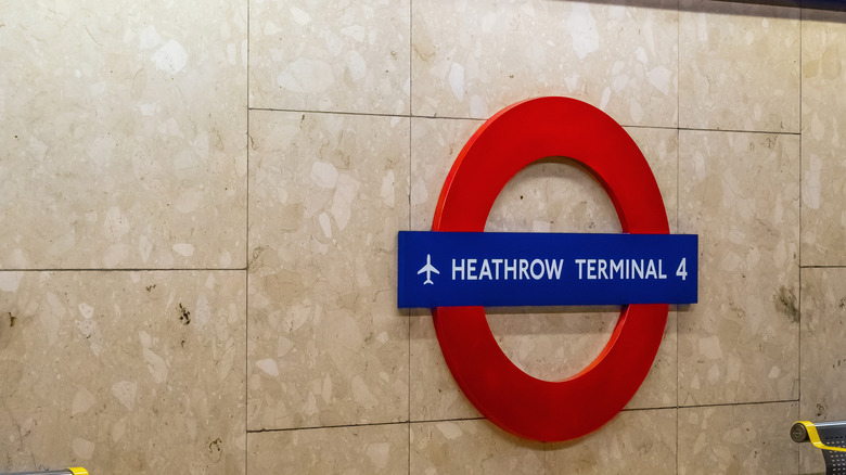 London Underground Heathrow station