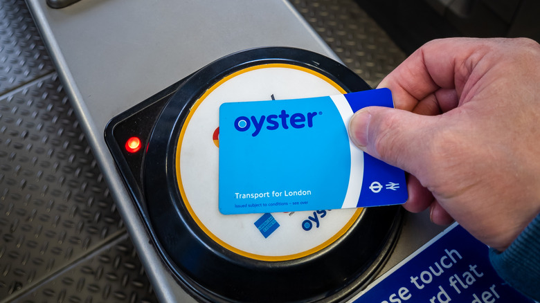 London Underground contactless Oyster card