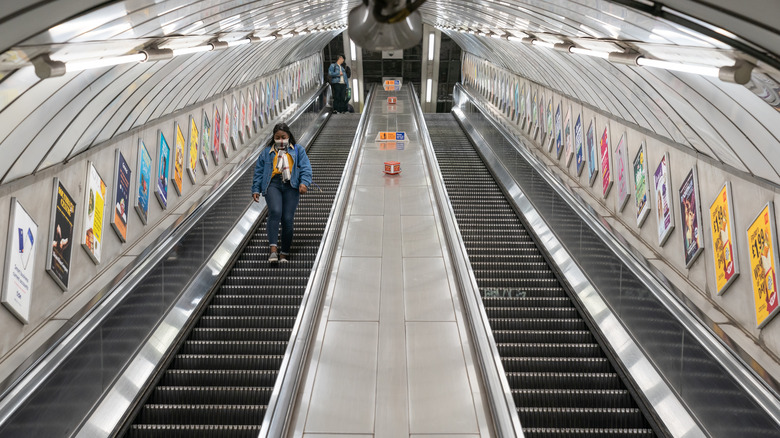 London Underground escalator