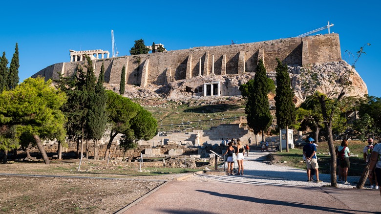 Side entrance of the Acropolis