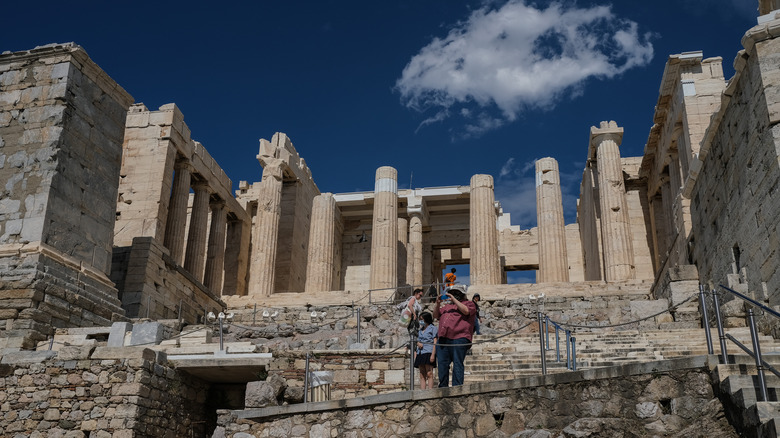 Final stairs up to Acropolis